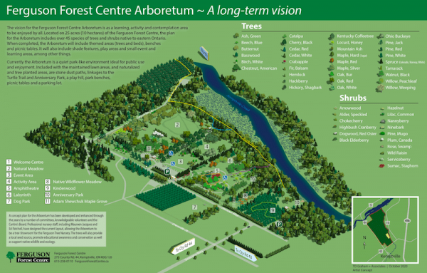 Revised arboretum plan approved by the FFCC Board
